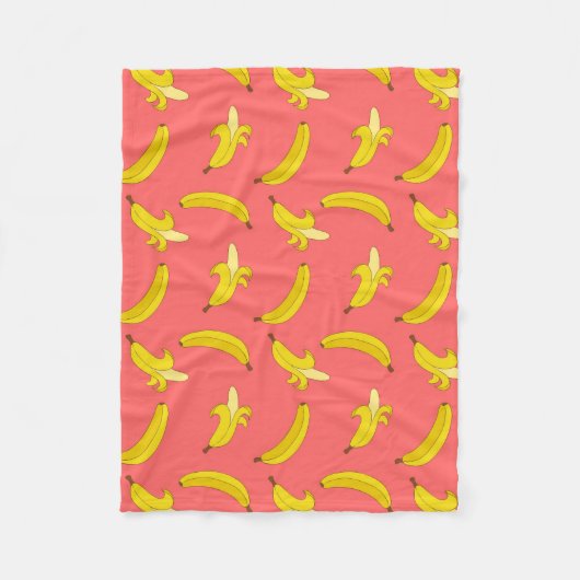Melon Bananas Fleece Deken (Voorkant)