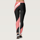Melon Black Color block Leggings femmes (Dos)