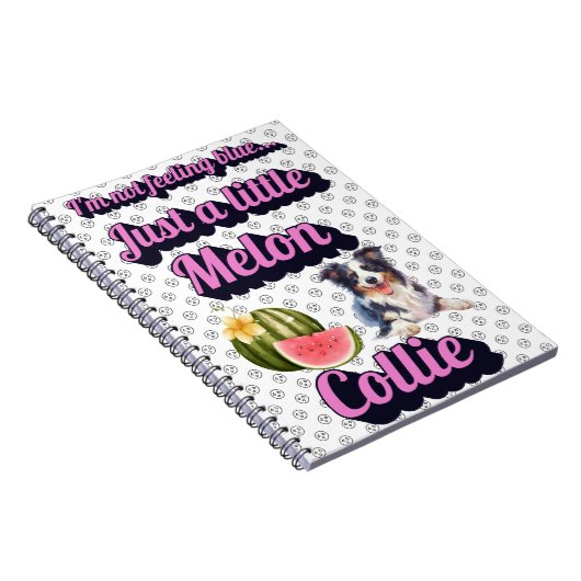 Melon Collie drôle Carnet spiral (Côté Droit)