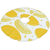 Melon Doodle Fruit  ontwerp Kerstboom Rok (Gekanteld)