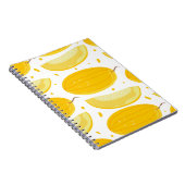Melon Doodle Fruit ontwerp Notitieboek (Rechterzijde)