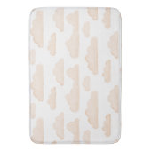 Melon Dreamtime Waterverf Clouds Badmat (Voorkant Verticaal)