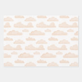 Melon Dreamtime Waterverf Clouds Wrapping Paper (Voorkant)