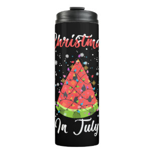 Melon Kerstmis Kerstmis Kerstmis in juli Thermosbeker