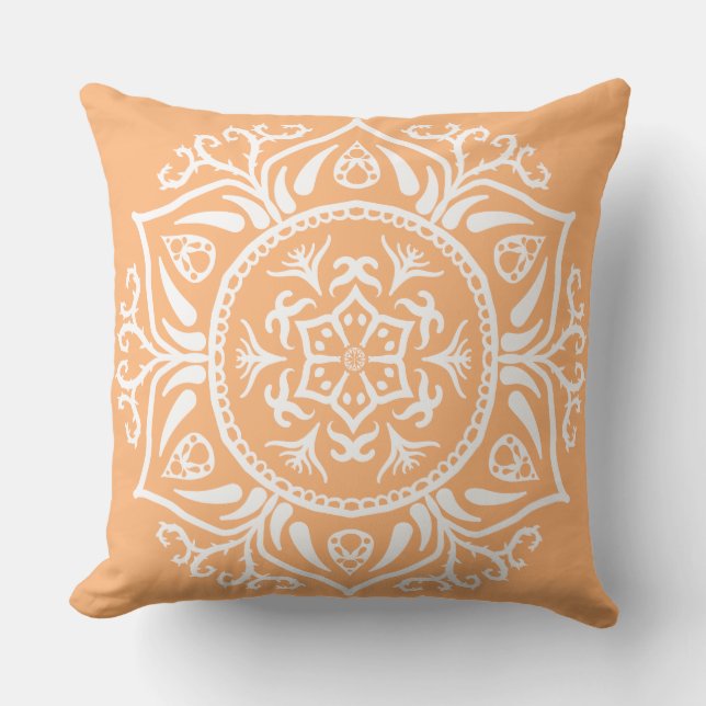 Melon Mandala Buitenkussen (Voorkant)