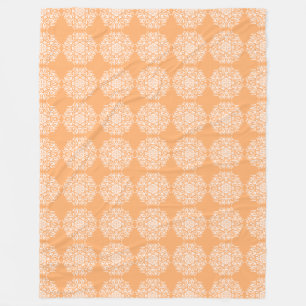 Melon Mandala Fleece Deken