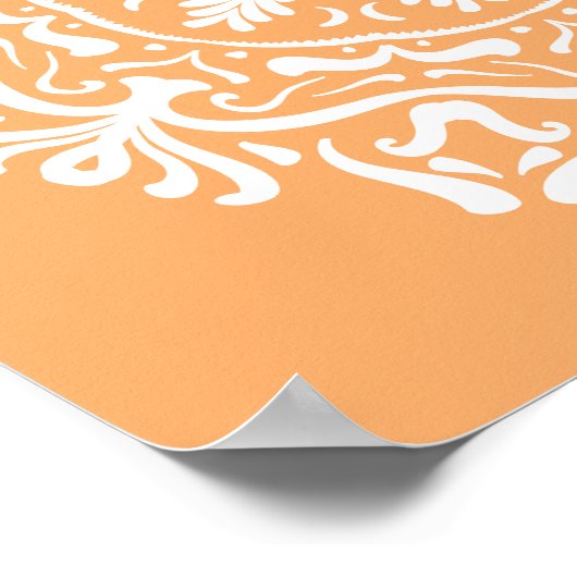 Melon Mandala Poster (Hoek)