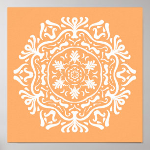 Melon Mandala Poster
