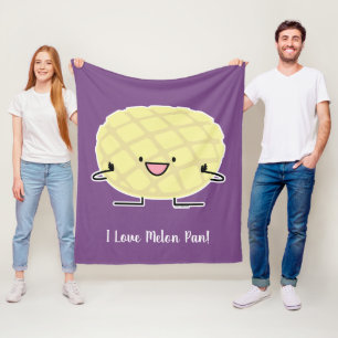 Melon Pan Japanse concha Patisserie Fleece Deken