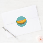 Melon Slice Ronde Sticker (Envelop)