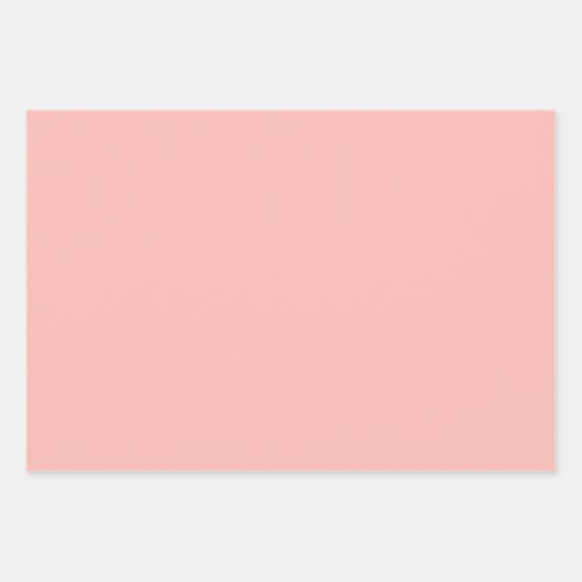 Melon Solid Color Inpakpapier Vel (Voorkant)