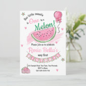 Melon Theenmaal Uitnodiging (Staand voorkant)
