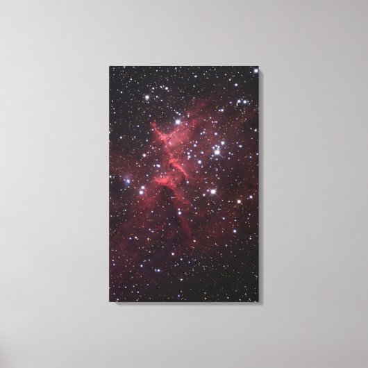 Melotte-15, Kerncluster van IC1805 Canvas Afdruk (Voorkant)