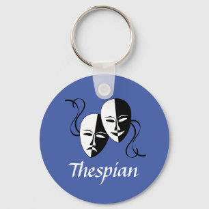 Melpo Thespian-maskers Sleutelhanger