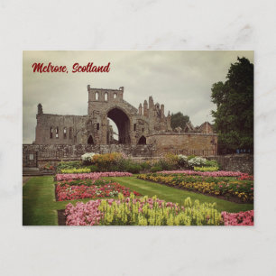Melrose Abbey Briefkaart, Schotland Briefkaart