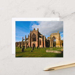 Melrose Abbey, Schotland Briefkaart