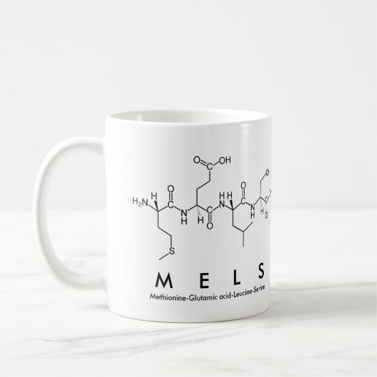 Mels peptide nom mug (Gauche)