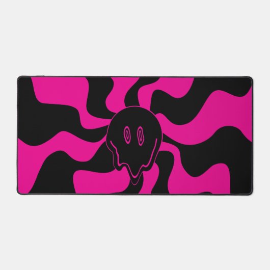 Melt de sourire - Magenta et noir (Recto)