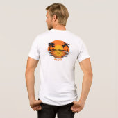Melt Happens – Sunset Beach Vibes Design Tri-Blend Shirt (Achterkant volledig)