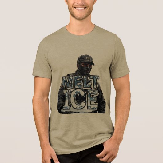 Melt ICE Tri-Blend Shirt (Voorkant)
