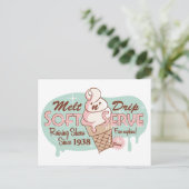 Melt 'n' Drive Soft Serve Ice Cream Carte Postale (Debout devant)