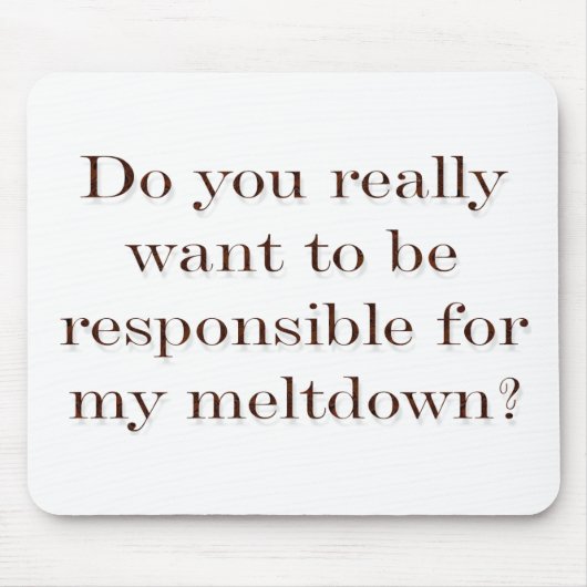 Meltdown? Muismat (Voorkant)