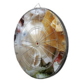 Melted Cheese Nacho Funny Food Dartbord (Voorkant Rechts)