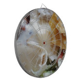 Melted Cheese Nacho Funny Food Dartbord (Voorkant Links)