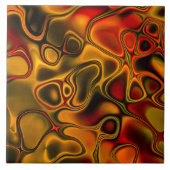 Melted Chocolate Tile Tegeltje (Voorkant)