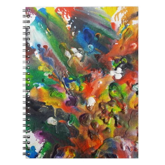 Melted Crayon Art-laptop Notitieboek (Voorkant)