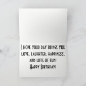 Melting Bead Lover Verjaardag Kaart (Binnen)