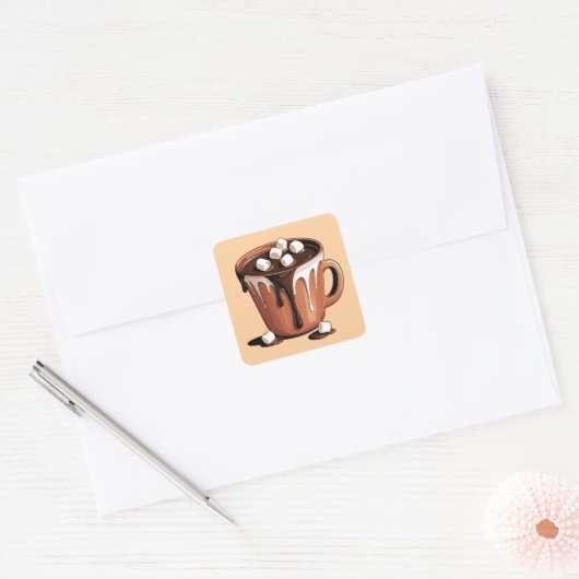 Melting Chocolate Volcano Fantasy sticker (Enveloppe)