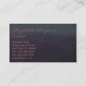 Melting Dreams ~ Carte de visite (Dos)