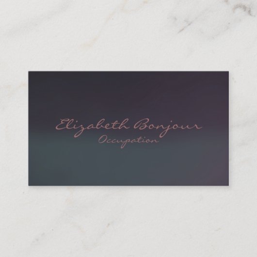 Melting Dreams ~ Carte de visite (Devant)