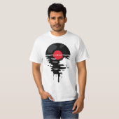Melting Driting Cool Record : DJ Music T-Shirt (Devant entier)