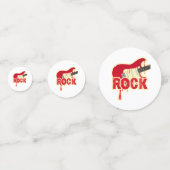 Melting Electric Rock Guitar Confetti (Voorkanten)