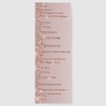 Melting Glitter Book Mark