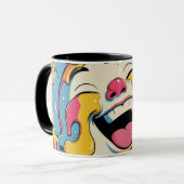 Melting Joy – Ice Cream Pop Art Explosion Mok (Voorkant links)
