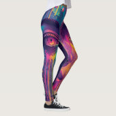 Melting Reality Leggings – Trippy Psychedelic Art  (Rechts)