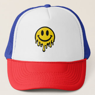 Melting Smiley Face Foam Trucker Cap