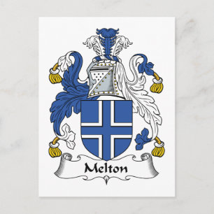 Melton Family Crest Briefkaart