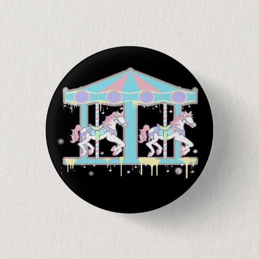 Melty Merry-Go-Round Button - Button (Voorkant)
