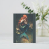 Melusine, carte postale de sirène (Debout devant)
