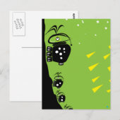 Melva het Briefkaart Bug (Voorkant / Achterkant)