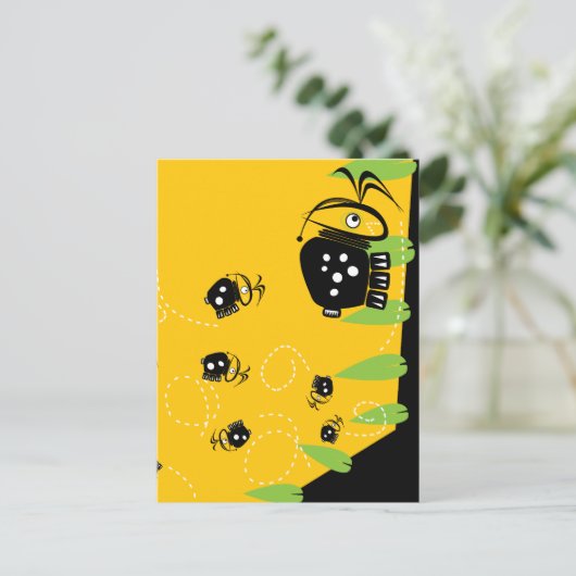 Melva la carte postale de bug (Debout devant)