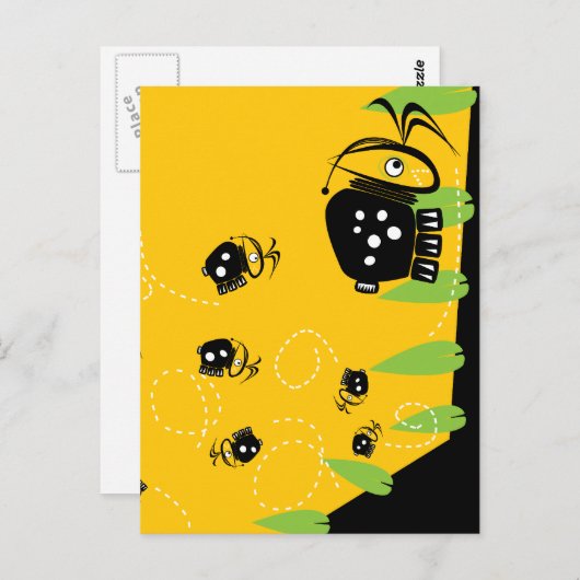 Melva la carte postale de bug (Devant / Derrière)