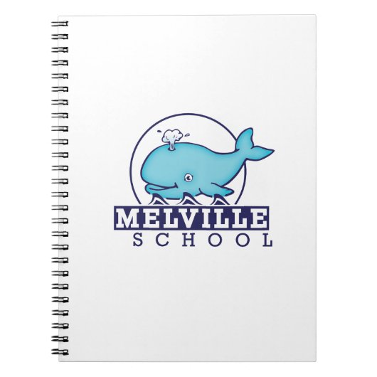 Melville Journal avec le logo de l'école (Devant)