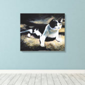 Melvin de Kat Fine Art Canvas Afdruk (Insitu (Houten vloer))