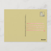 Melvin the Cat Fine Art Briefkaart (Achterkant)