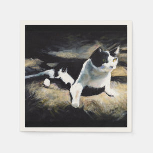 Melvin the Cat Fine Art Servet